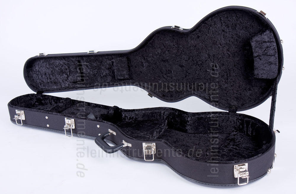 zur Artikelbeschreibung / Preis E-Gitarre DUESENBERG CARIBOU - Black - Tremolo + custom line case