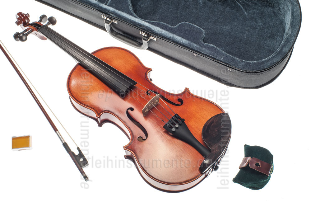 zur Artikelbeschreibung / Preis 4/4 (15,5" Zoll) Linkshänder Bratsche (Viola)  - GASPARINI MODELL PRIMO - Komplettset - vollmassiv + Schulterkissen