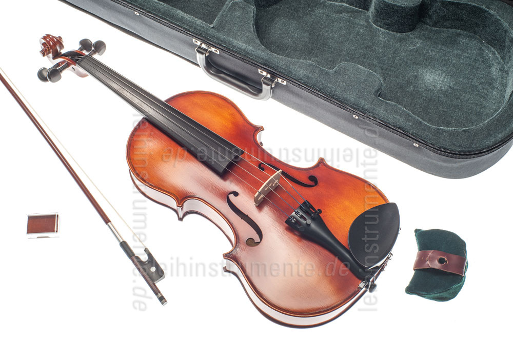 zur Artikelbeschreibung / Preis 4/4 (16" Zoll) Linkshänder Bratsche (Viola)  - GASPARINI MODELL PRIMO - Komplettset - vollmassiv + Schulterkissen