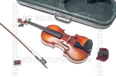 zur Detailansicht 1/4 (13" Zoll) Linkshänder Kinderbratsche (Viola)  - GASPARINI MODELL PRIMO - Komplettset - vollmassiv + Schulterkissen