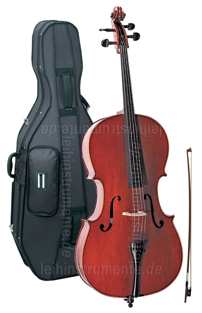 zur Artikelbeschreibung / Preis 4/4 Cello - HÖFNER MODELL 3 - Komplettset - vollmassiv