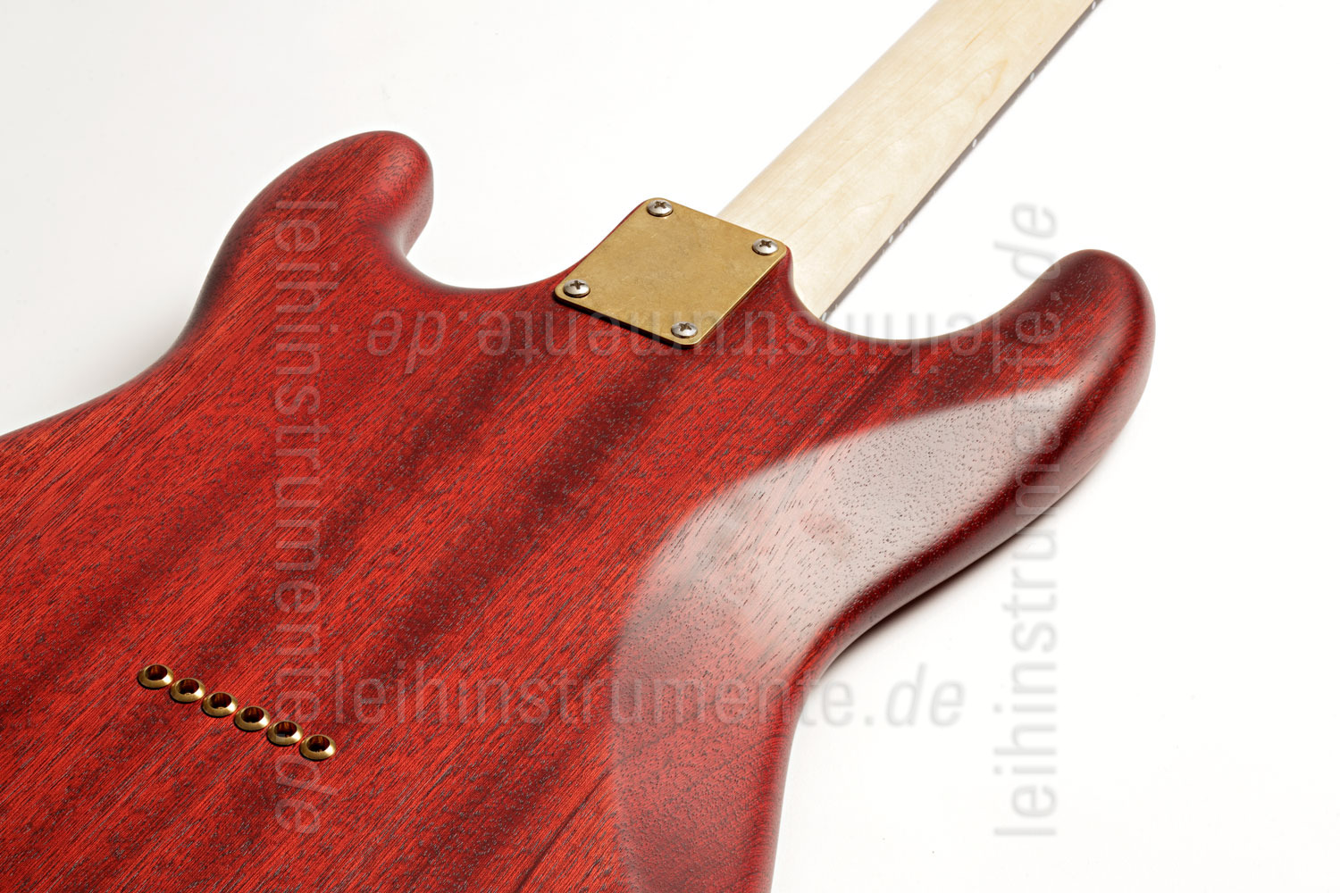 zur Artikelbeschreibung / Preis E-Gitarre BERSTECHER Deluxe Vintage (Hot B) - Black Cherry / Floral Black + Koffer - made in Germany