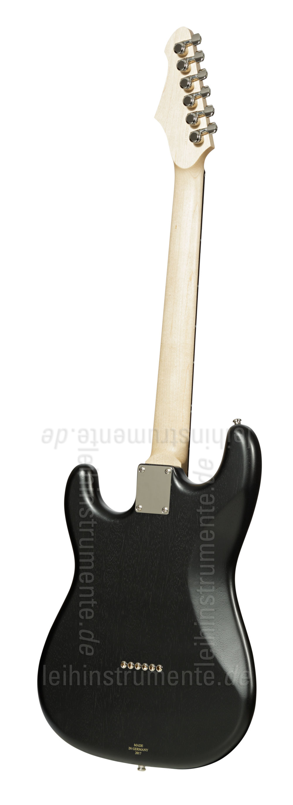 zur Artikelbeschreibung / Preis E-Gitarre BERSTECHER Deluxe - Black / Floral Black + Koffer - made in Germany