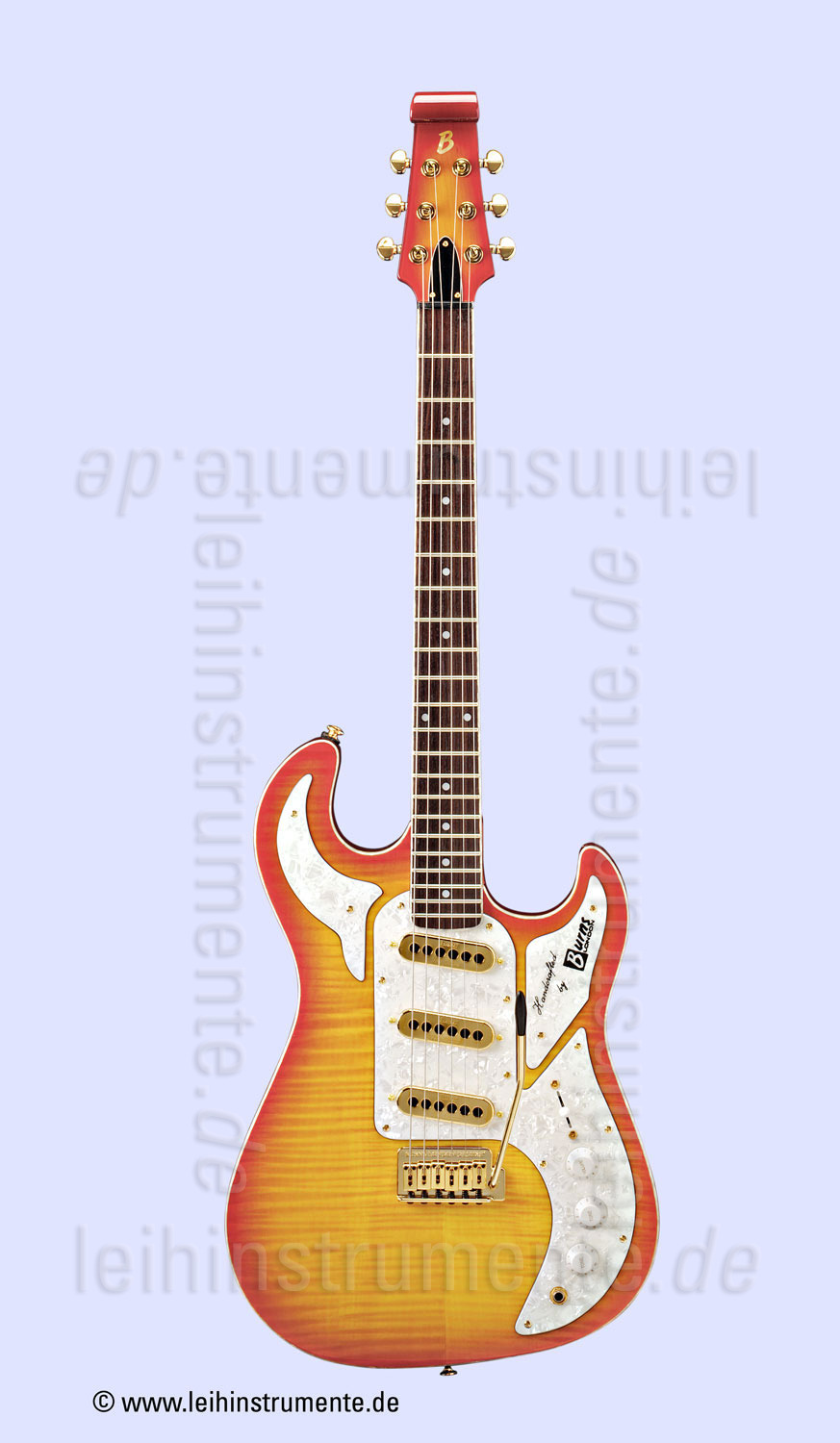 Gitarre Lackieren Preise e gitarre burns shadow special in honeyburst lackierung Gitarre Lackieren Preise e gitarre burns shadow special in honeyburst lackierung