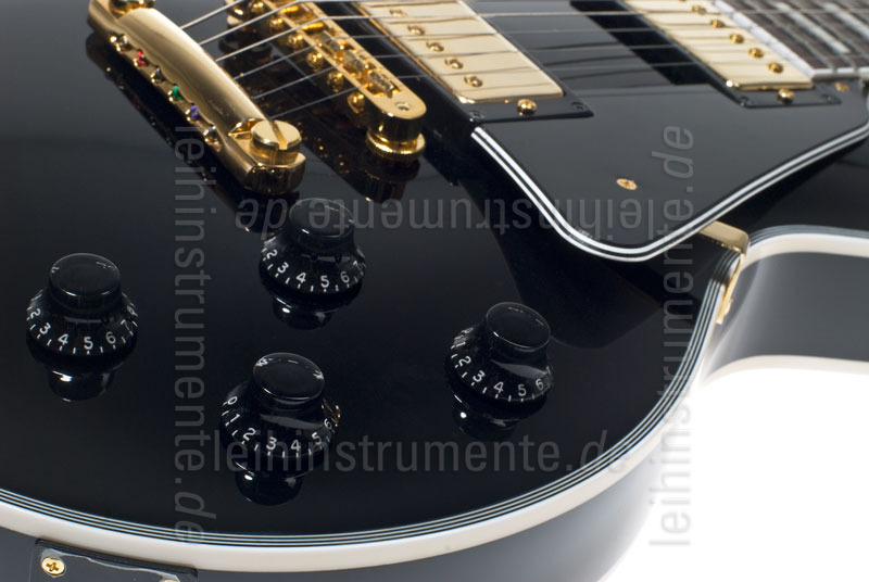 zur Artikelbeschreibung / Preis E-Gitarre BURNY RLC 55 BLK BLACK