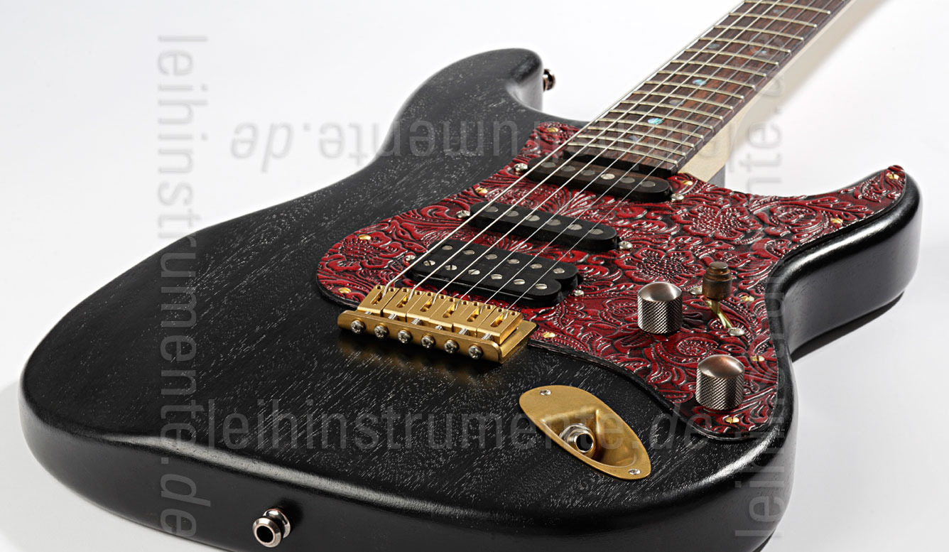 zur Artikelbeschreibung / Preis E-Gitarre BERSTECHER Dark Chocolate & Chili Deluxe 2016 + Koffer - made in Germany