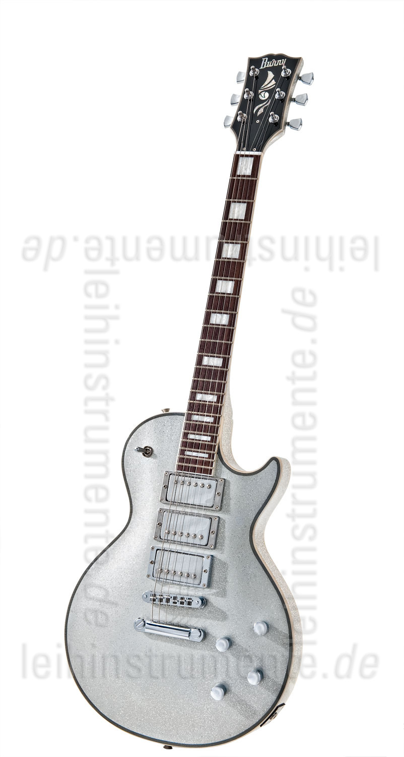 zur Artikelbeschreibung / Preis E-Gitarre BURNY RLC 60 SLSP SILVER SPARKLE