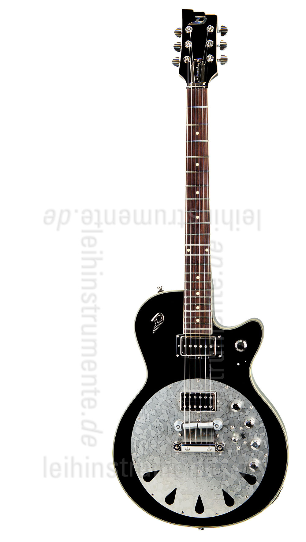 zur Artikelbeschreibung / Preis E-Gitarre DUESENBERG REZOBRO - BLACK + Custom Line Case