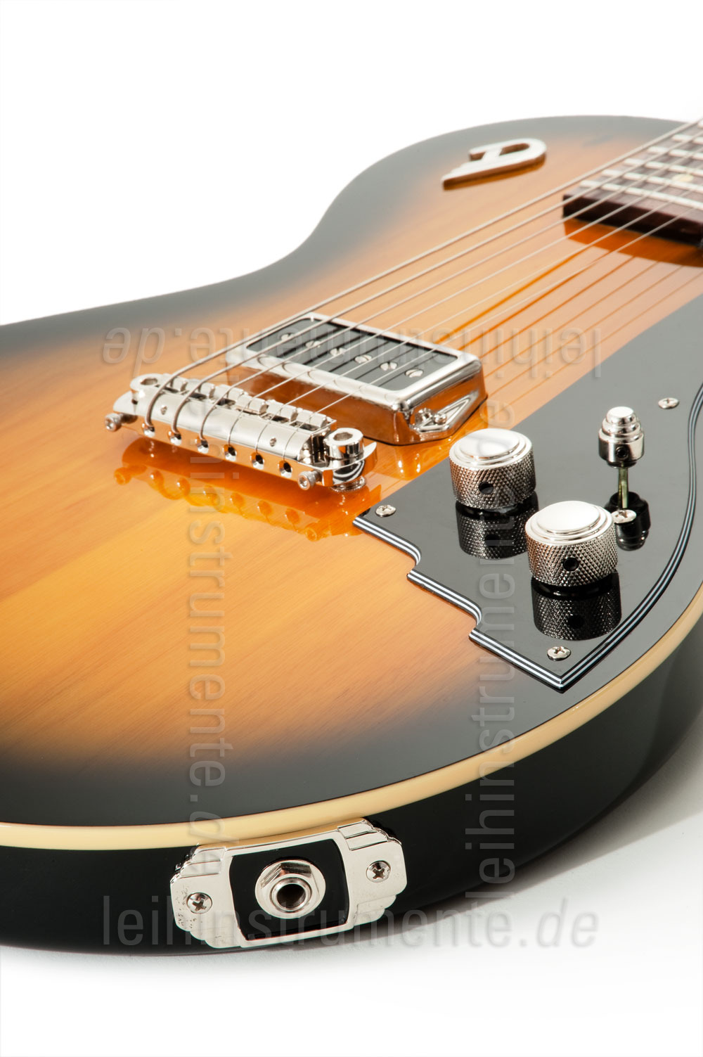 zur Artikelbeschreibung / Preis E-Gitarre DUESENBERG DRAGSTER - 2Tone Sunburst - Single Cutaway + Custom Line Case