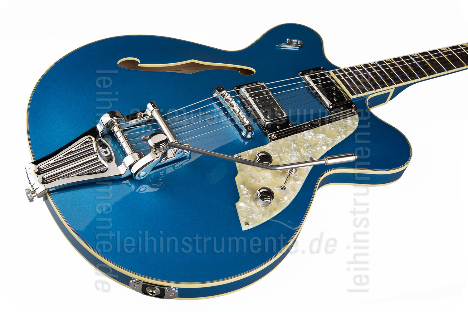 zur Artikelbeschreibung / Preis E-Gitarre DUESENBERG FULLERTON ELITE - Catalina Blue + Custom Line Case