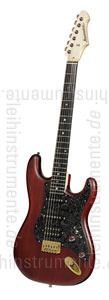zur Detailansicht E-Gitarre BERSTECHER Deluxe Vintage (Hot B) - Black Cherry / Floral Black + Koffer - made in Germany