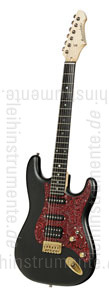 zur Detailansicht E-Gitarre BERSTECHER Deluxe Vintage - Black / Floral Red + Koffer - made in Germany