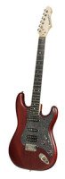 E-Gitarre BERSTECHER Deluxe - Black Cherry / Black Sparkle + Koffer - made in Germany