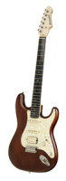 E-Gitarre BERSTECHER Deluxe - Old Whisky / Cream Perloid + Koffer - made in Germany