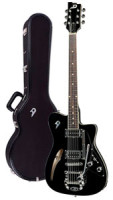 E-Gitarre DUESENBERG CARIBOU - Black - Tremolo 