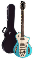 E-Gitarre DUESENBERG JULIA - Narvik Blue + custom line case