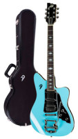 E-Gitarre DUESENBERG PALOMA - Narvik Blue + custom line case