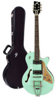 E-Gitarre DUESENBERG STARPLAYER TV - SURF GREEN + Custom Line Case