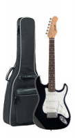 Kinder E-Gitarre STAGG S300 3/4 BK - Auch als Reisegitarre geeignet