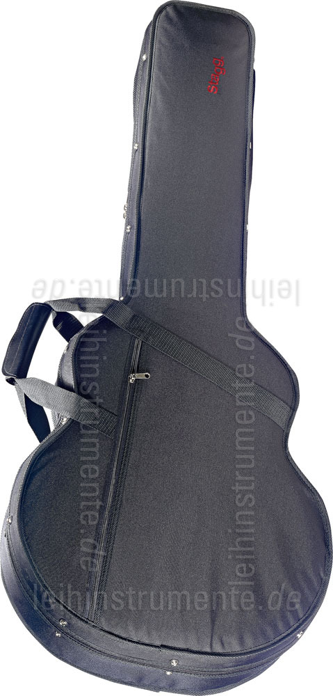 zur Artikelbeschreibung / Preis Leichtgewichtskoffer (Softcase) STAGG HGB2-J für  Westerngitarre - Jumbo Modelle