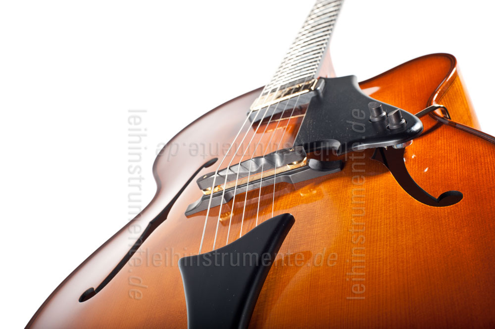 zur Artikelbeschreibung / Preis Vollresonanz Jazz-Gitarre HÖFNER CHANCELLOR HC-V-0 Gold Label + Koffer - Schellack - vollmassiv