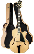 Vollresonanz Jazz-Gitarre HÖFNER NEW PRESIDENT HNP-N-0 + Koffer - massive Fichtendecke