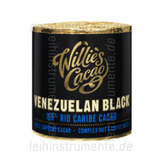 zur Detailansicht Willie`s Kakao 100% - VENEZUELAN BLACK - RIO CARIBE - 180g Block zum Raspeln