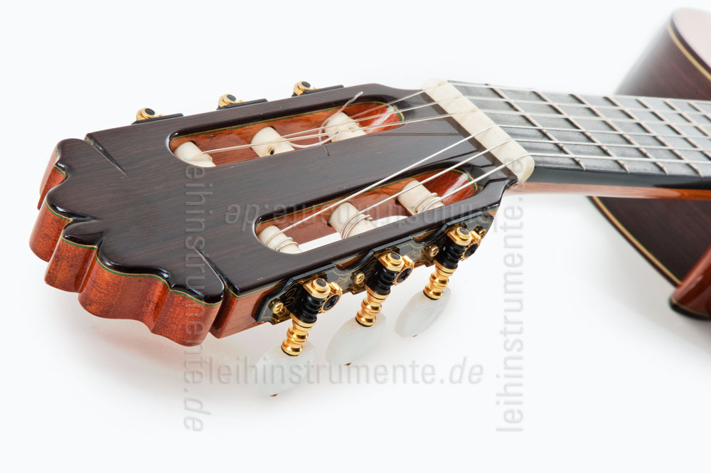 zur Artikelbeschreibung / Preis Spanische Konzertgitarre HERMANOS SANCHIS LOPEZ Modell 1 EXTRA CONCIERTO - vollmassiv - Zedern Decke + Koffer
