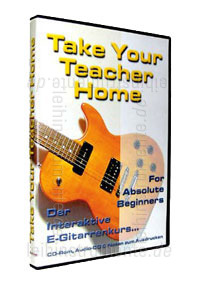 zur Detailansicht E-Gitarrenanfängerkurs TAKE YOUR TEACHER HOME - For Absolute Beginners - PC CD-ROM