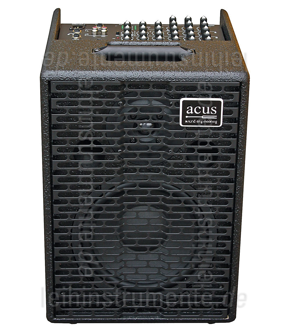 zur Artikelbeschreibung / Preis Akustikverstärker - ACUS ONE 8 Black M2 - 4x Kanal (3x Instrumental / getrennt regelbar)