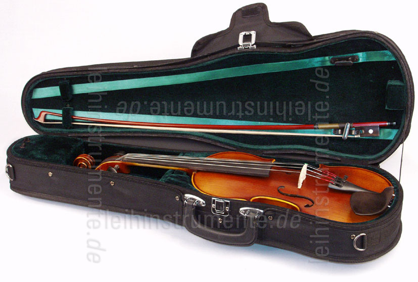 zur Artikelbeschreibung / Preis 4/4 Violine - HÖFNER MODELL H5 ALLEGRETTO - Komplettset - vollmassiv + Schulterstütze