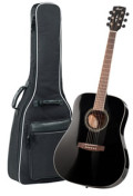 Western-Gitarre CORT EARTH 100 BK - Dreadnought - massive Fichtendecke